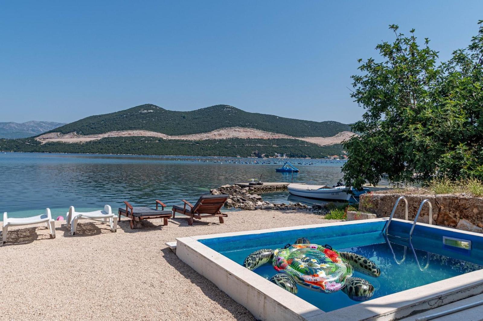 5* Beachfront Villa Olive Mill Putniković Exterior foto